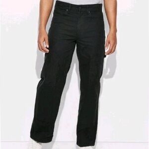 Original Use Mens Straight Leg Carpenter‎ Pants 32 X 30 Black NWT